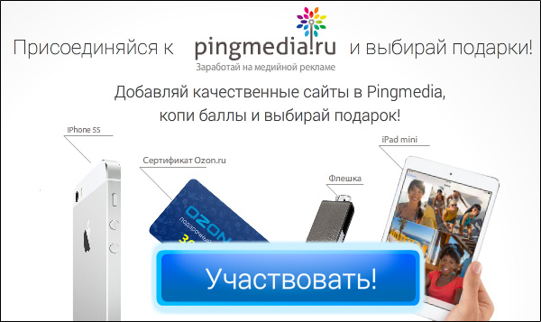 Наш партнер Pingmedia – лучшая программа для заработка на баннерах