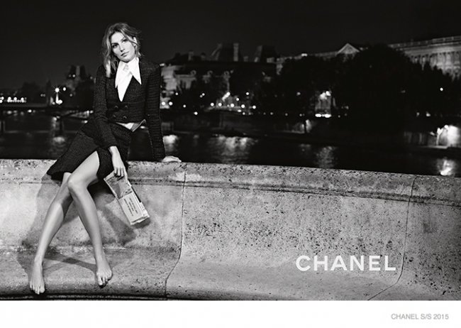Босоногая Жизель в рекламной кампании Chanel