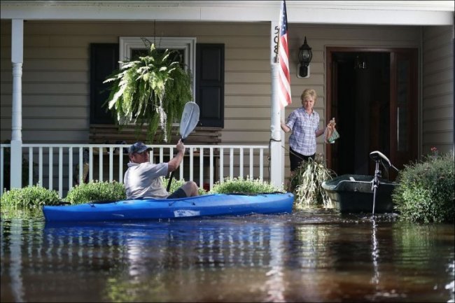 Небывалое наводнение в Южной Каролине