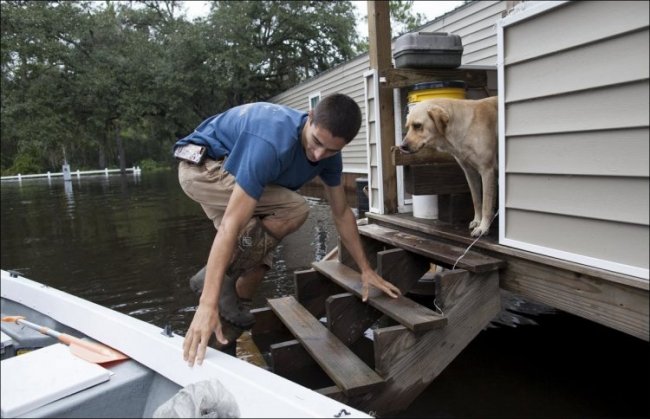 Небывалое наводнение в Южной Каролине