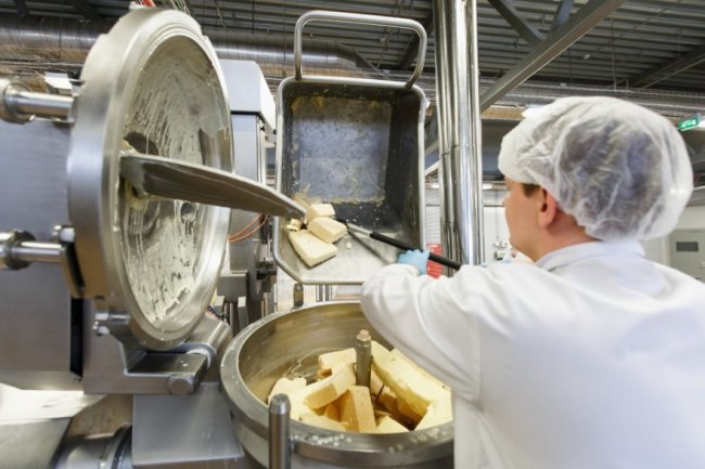 Процесс изготовления плавленного сыра