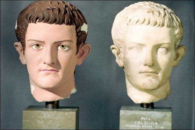 Оказалось, греческие статуи выглядели иначе