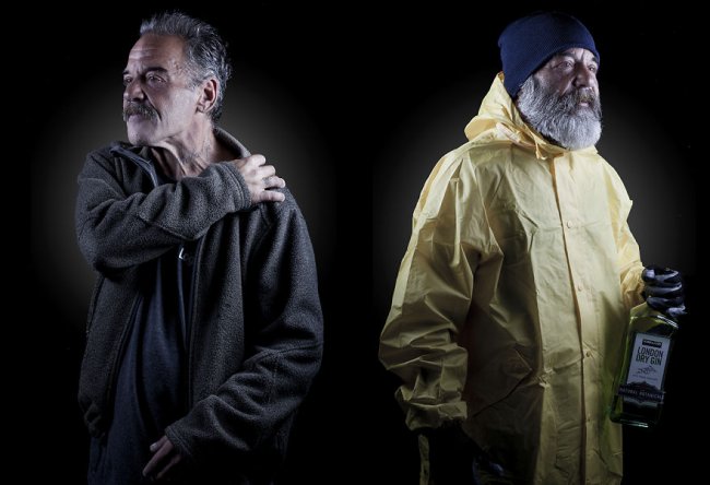Принц и нищий: фотограф снял бездомных в образе их мечты