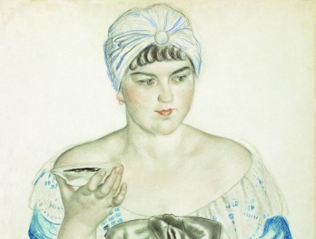 Загадка самой известной картины Кустодиева: кем на самом деле была «Купчиха за чаем»