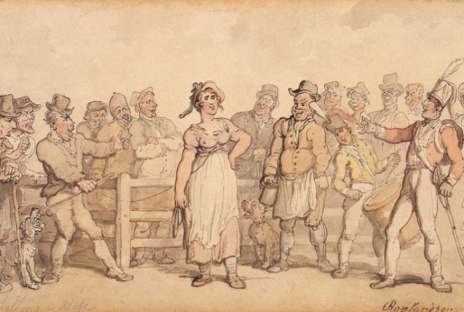 Как надоевших жен продавали: практика, популярная в Англии XVIII-XIX вв.