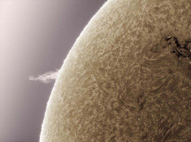 Снимки Солнца астронома-любителя Алана Фридмана