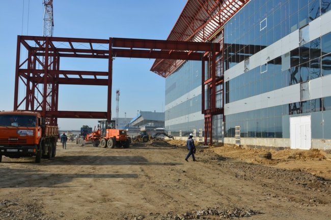 Новости со стройплощадки нового терминала аэропорта "Емельяново"