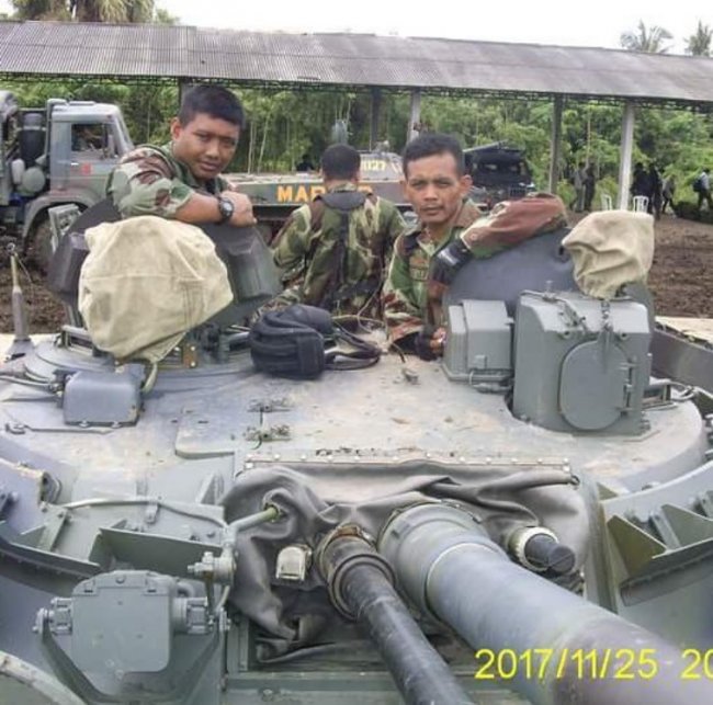 Боевые машины пехоты БМП-3Ф в составе морской пехоты Индонезии