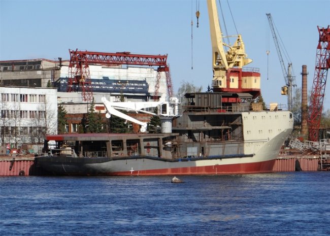 Строительство морского буксира Сергей Балк для ВМФ России