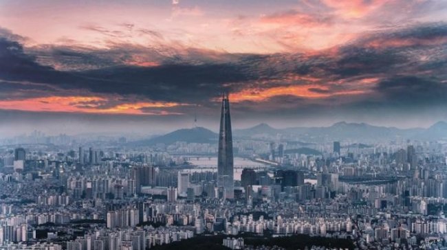 123-этажный небоскреб в Сеуле: взгляд изнутри (11 фото)