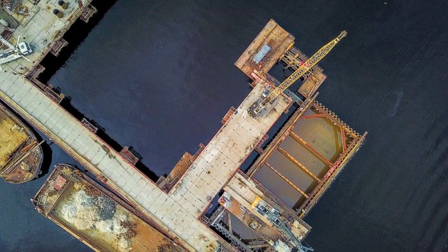 В Дубне достраивают последнюю опору нового моста