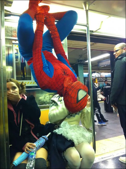 Самые необычные пассажиры метро