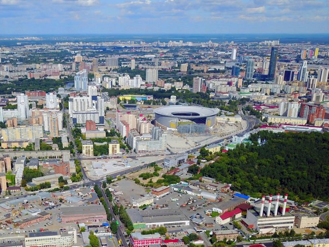 Строительство "Екатеринбург-Арены"