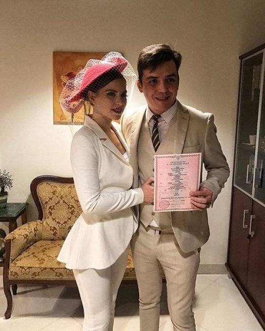 Евгений Кузин и Саша Артемова стали мужем и женой