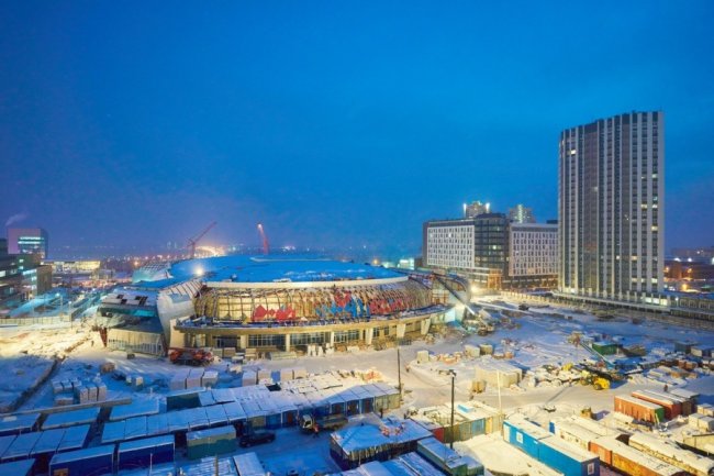 Ледовая арена Кристалл в Красноярске