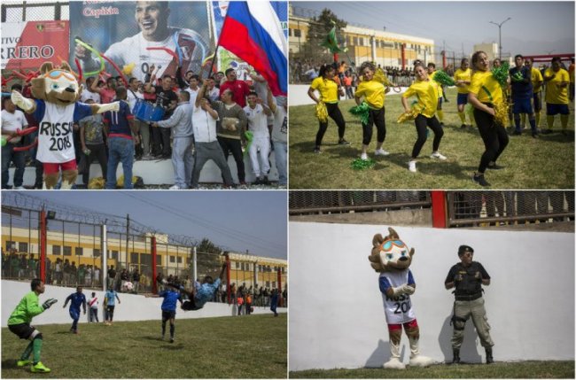 Чемпионат по футболу среди заключенных в Перу