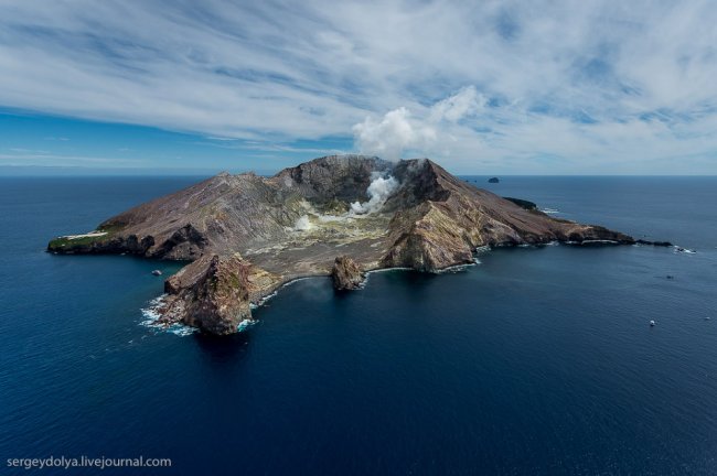 Остров Уайт — частный вулкан посреди океана