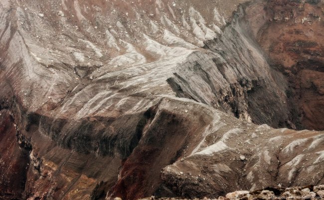 Вулкан Горелый на Камчатке