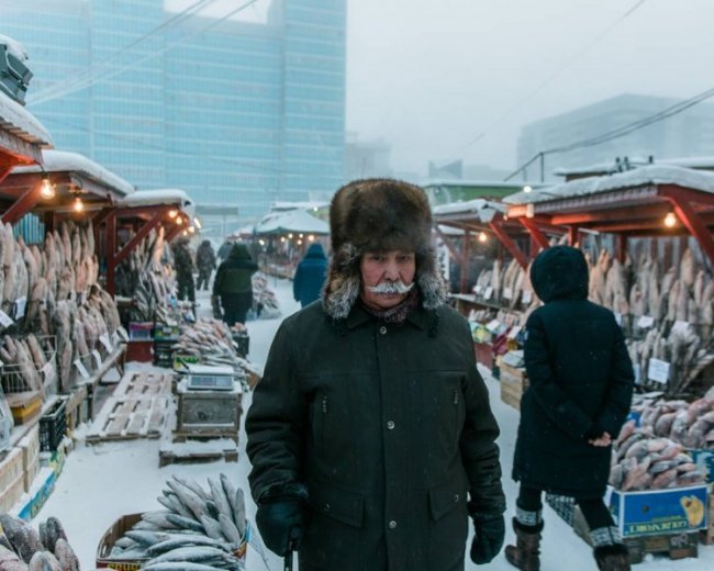 Холодные снимки: сибирский город Якутск