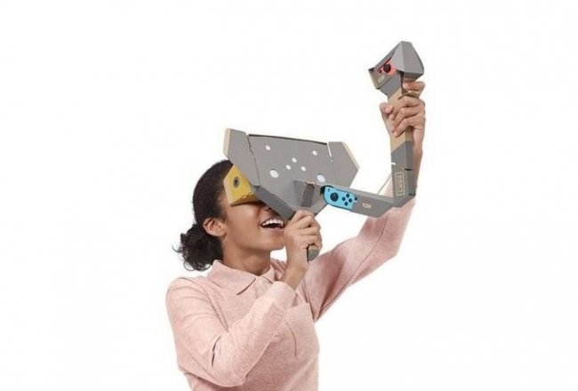 Для Nintendo Switch выпущен странный VR-шлем (8 фото)