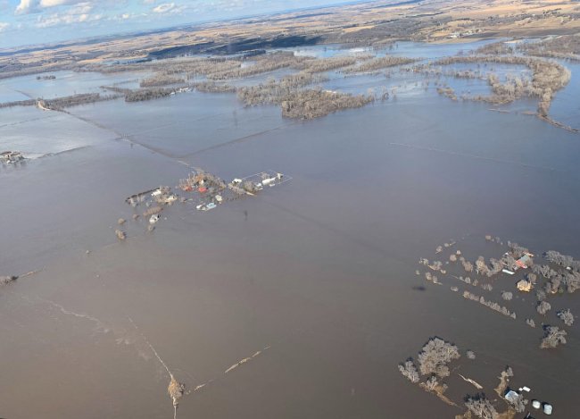 Как выглядит историческое наводнение в США