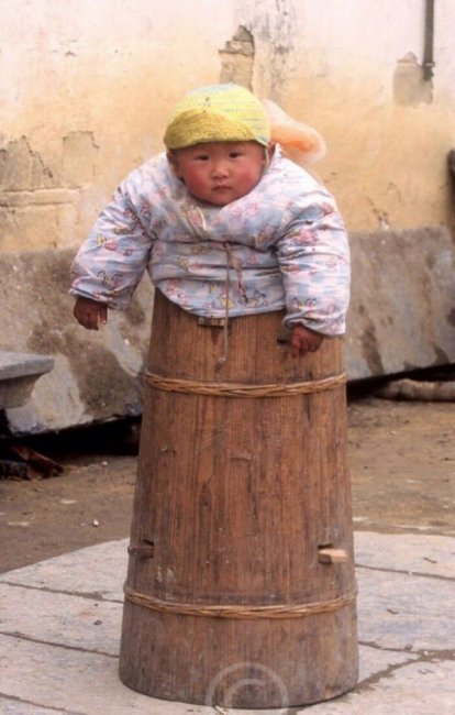 Китайская бочка для детей - вместо няни