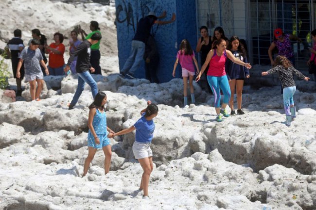 Как в Гвадалахаре снег выпал