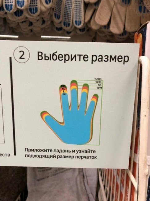 Определяем размер перчаток
