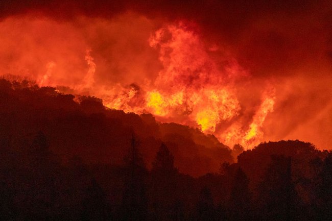 Ярость лесных пожаров на американском Западе