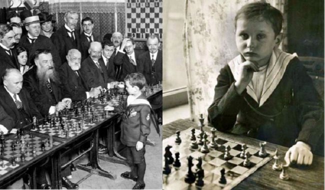 Как 8-летний Самуэль Решевский обыграл в шахматы сразу нескольких взрослых мастеров