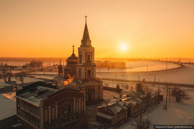 Зимний Барнаул – столица Алтайского края