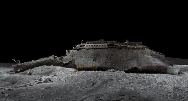 Как сейчас выглядит Титаник. Первое в мире 3D-сканирование