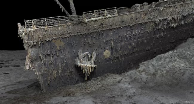 Как сейчас выглядит Титаник. Первое в мире 3D-сканирование