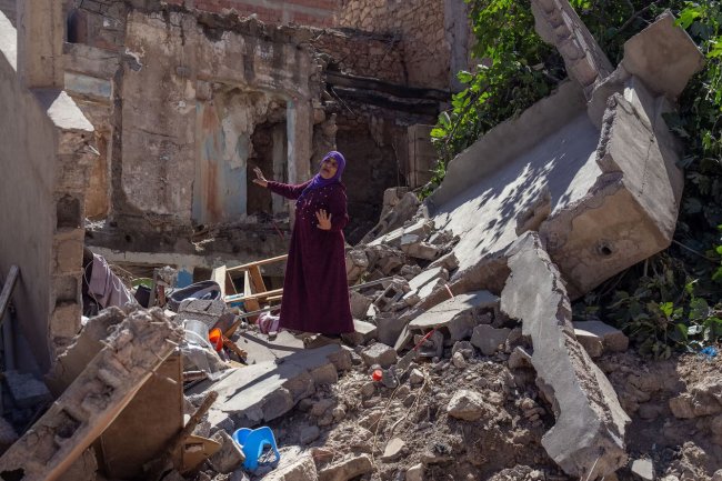 Последствия смертоносного землетрясения в Марокко
