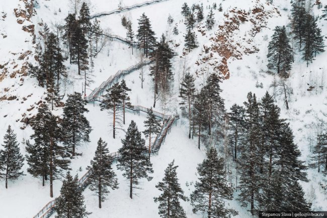 Самая длинная лестница в России