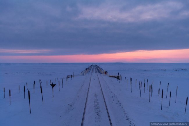 Самая северная железная дорога в мире