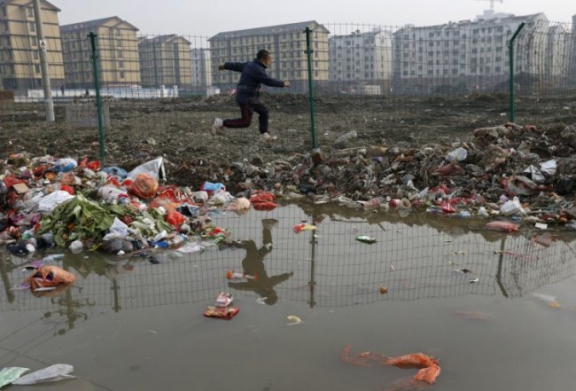 Загрязненные воды Китая
