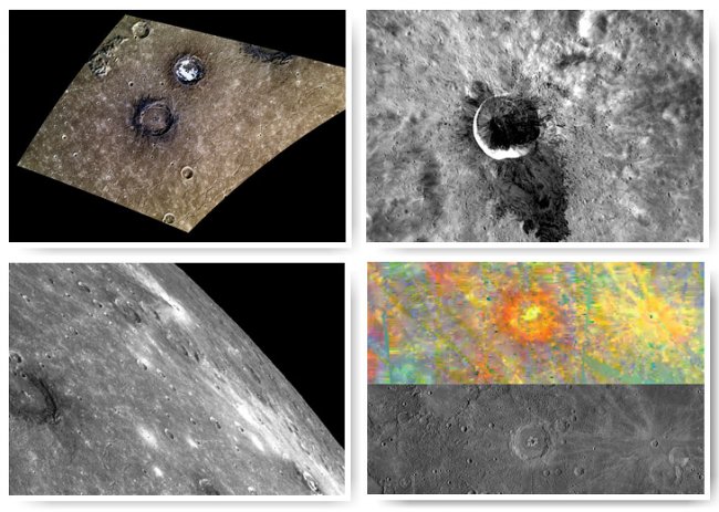 Межпланетная станция «Мессенджер»: лучшие фотографии Меркурия за 2014 год
