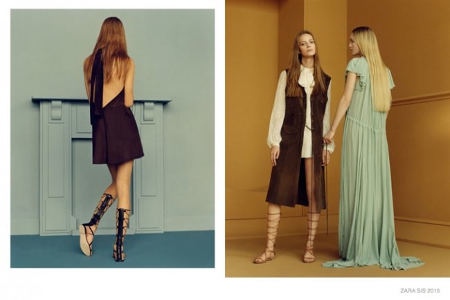 Рекламная кампания Zara весна-лето 2015