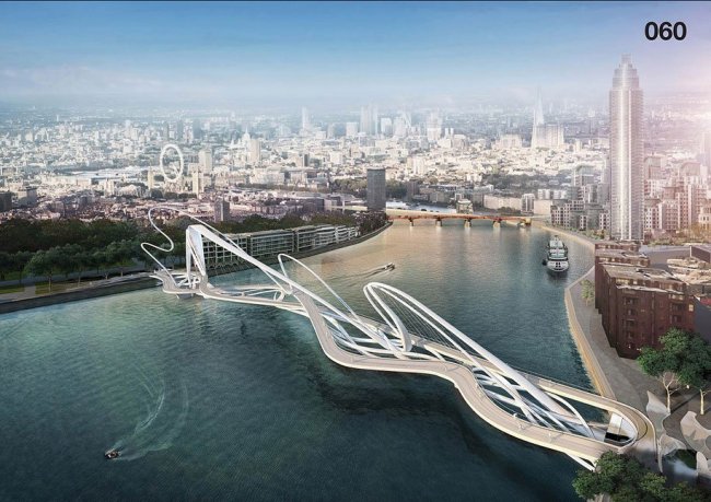 Самые красивые варианты пешеходного моста в Лондоне