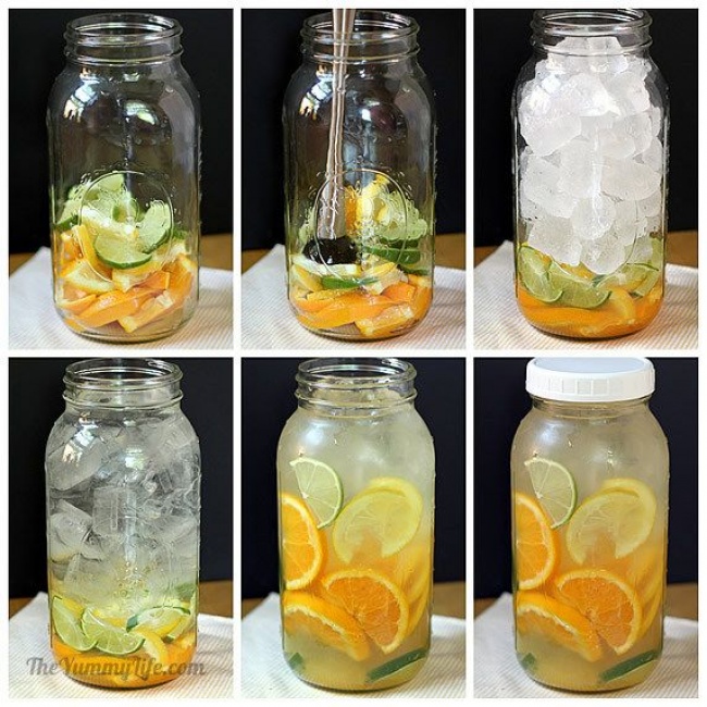5 рецептов полезной фруктовой воды