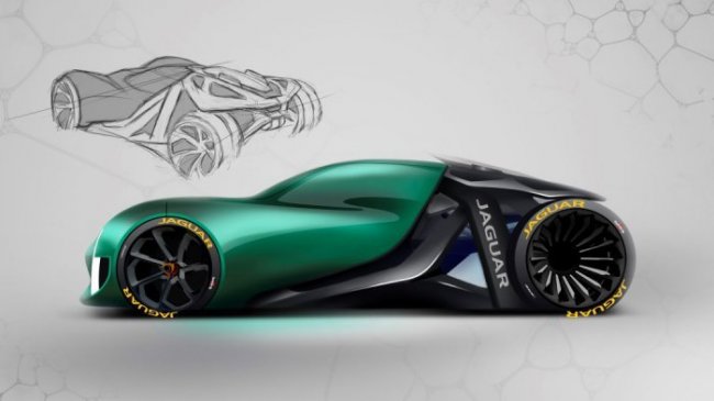 Автомобиль будущего Jaguar Naked