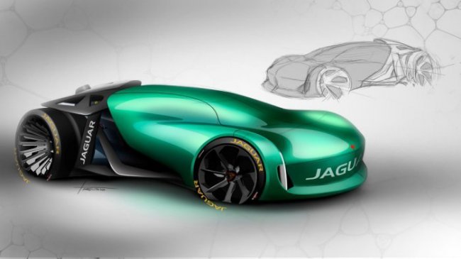 Автомобиль будущего Jaguar Naked