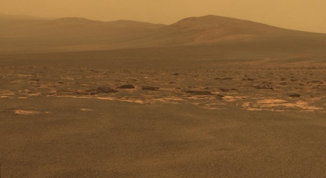 Ландшафты поверхности Марса крупным планом