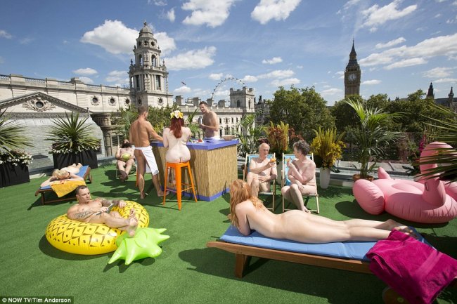 В Лондоне открывается терраса для нудистов, где посетителей ждут удивительные виды