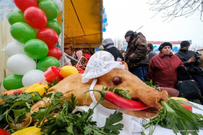 Фоторепортаж с дожинок в Логойске