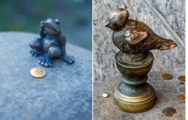 Лягушка-путешественница, Чижик-Пыжик и компания: 6 самых маленьких памятников в мире
