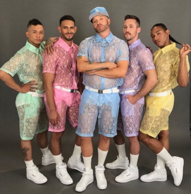 Новый модный тренд кружевные шорты для мужчин