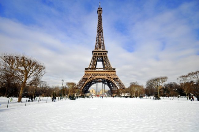 Зимний Париж 