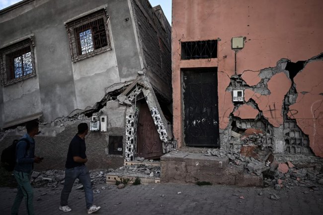 Последствия смертоносного землетрясения в Марокко
